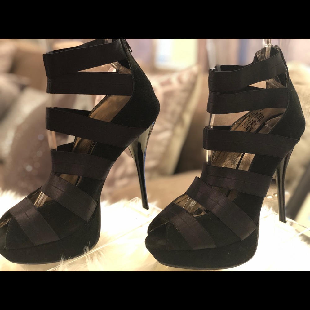 LUI CHINY Kind Lee Strappy Gladiator Heels
